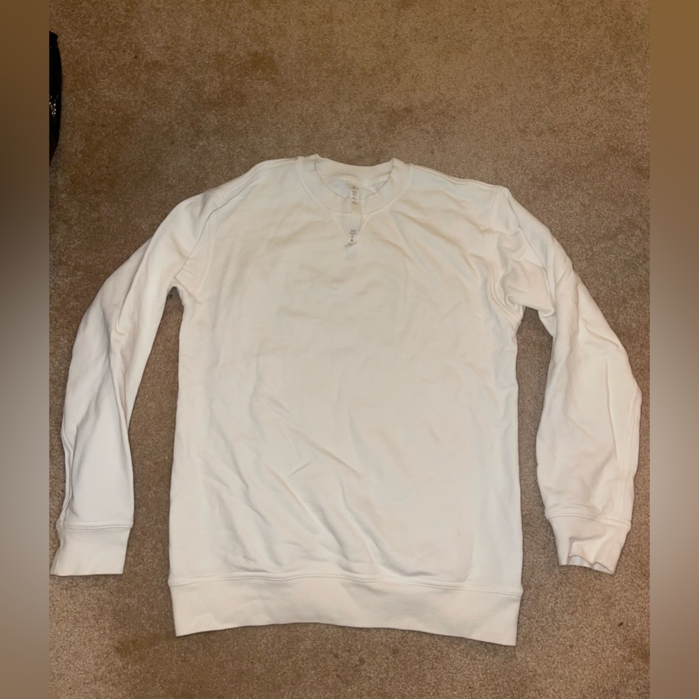 Lululemon white crew neck